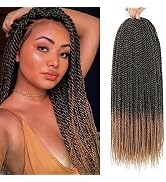 BEFUNNY Senegalese Twist Crochet Hair-8Packs 14 inch Crochet Senegalese Twist Hair Pre Looped,Sma...