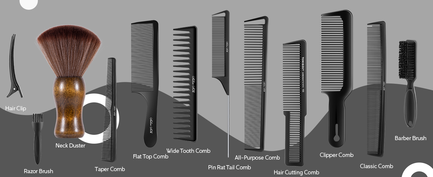 12PCS Comb Set