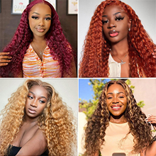Lace Frontal Wigs Human Hair Pre Plucked Curly Wigs for Black Women