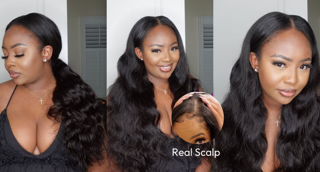 clip in half wig human hair