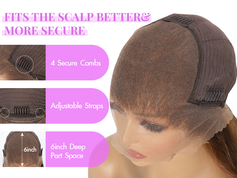 13x6 highlight hd lace front wig human hair