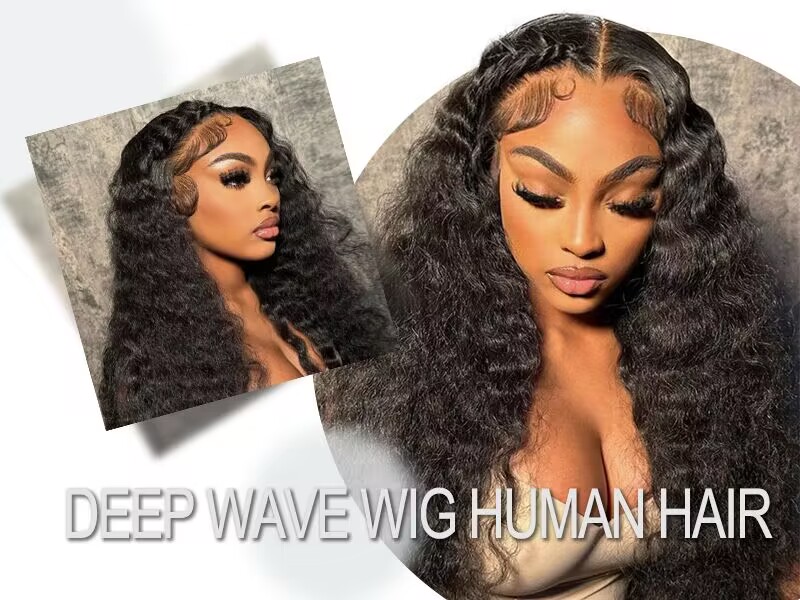DEEP WAVE WIG HUMAN HAIR