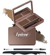 Eyebrow Powder Kit-2 Colors Soft Eye Brow Tinted Powder Palette, Waterproof & Long Lasting Dark/L...