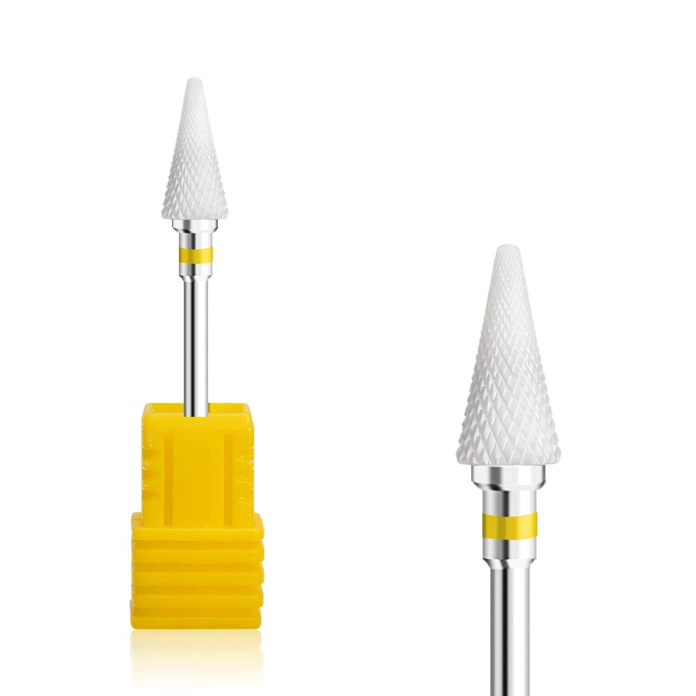 65 Styles Carbide Tungsten Nail Drill Bit Ceramic Milling Cutter for Electric Manicure Machine Gel Polish Remover Nail Accessory - (Color: 10)
