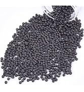 Vlasy 200Pcs Nano Rings Silicone Beads for Nano Ring Human Hair Extensions 5 Color Optional (Dark...