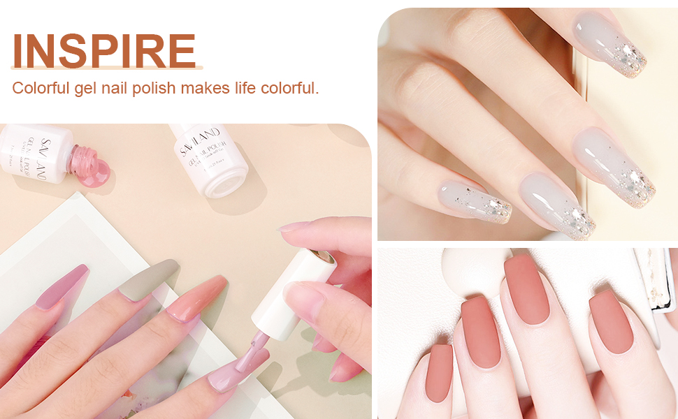 gel nail polish set