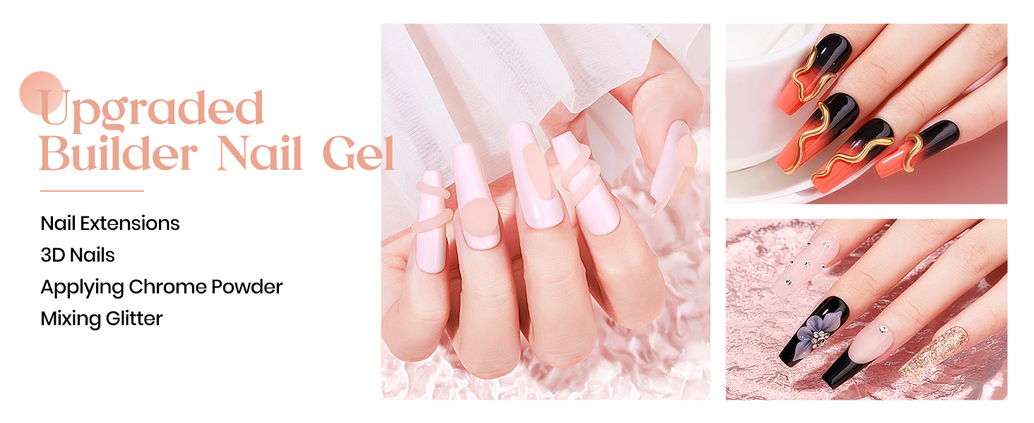 solid builder gel for nails