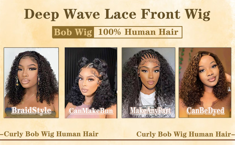 Deep Wave Lace Front Wig