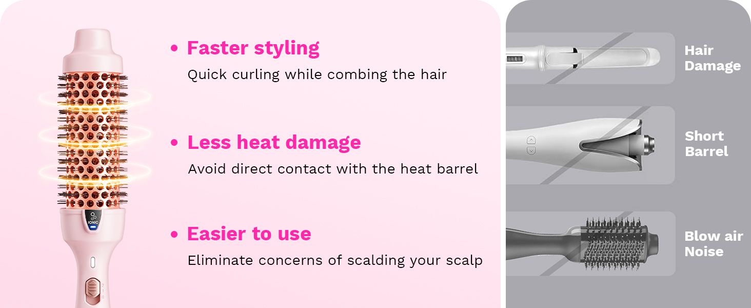 heated round brush