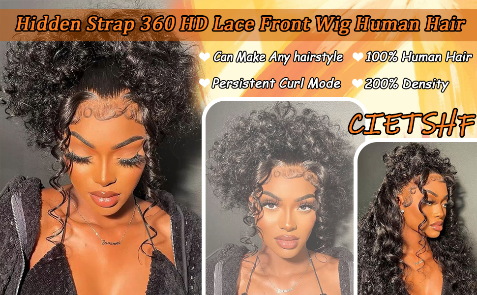 360 hd lace front wigs human hair