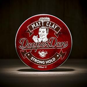 Dapper Dan, matt clay, men's hair styling, hair styling for men, dapper dan pomade, clay for hair