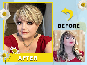 Pixie Haircut Wig with Bangs