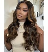 UNICE Pre Everything Glueless Frontal Wig Balayage Highlight Body Wave 13X4 HD Pre Cut Lace Front...