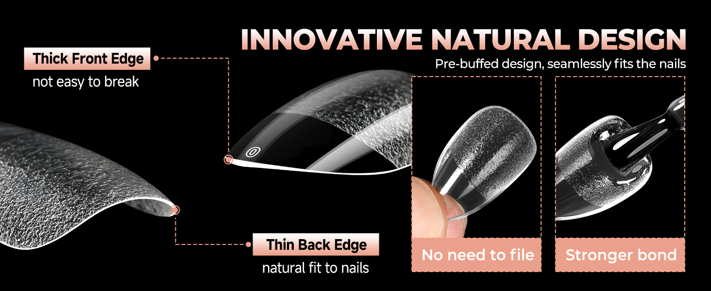 clear nail tips