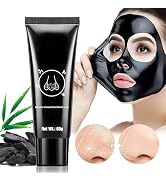 JUAAZIN Blackhead Remover Mask, Black Activated Charcoal Face Mask Skincare Peel Off, Blackhead P...