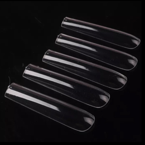 Clear XXXL Extra Long Square Straight Nail Tips