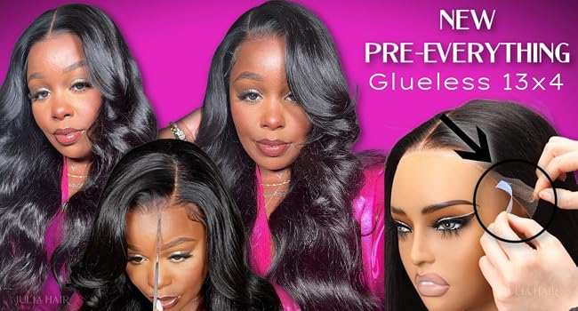 body wave lace front wigs pre plucked glueless pre cut lace