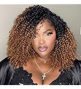 ToyoTress Burmese Curly Crochet Human Hair - 10 Inch 50G Feather-Line Invisible Knotless Crochet ...