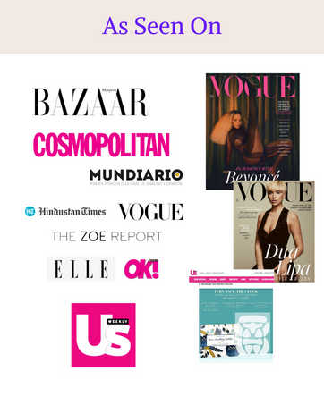 as seen on vogue cosmopolitan us weekly loved by the press