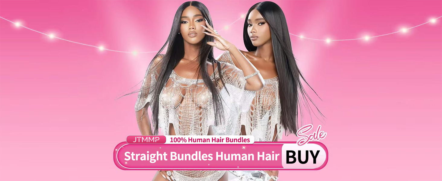 straight bundles human hair