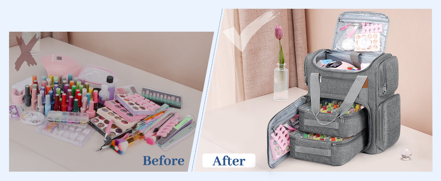 nail storage organizer