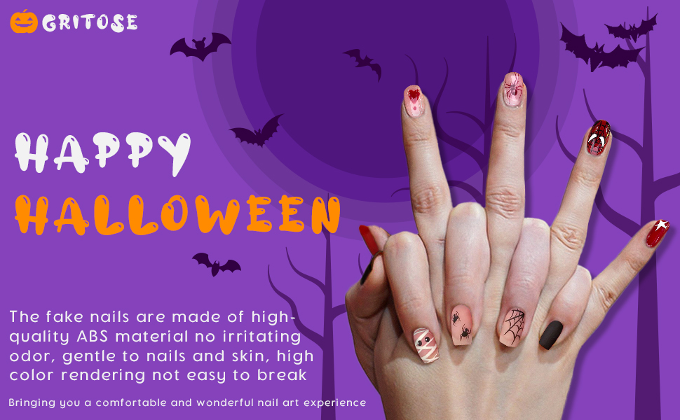 Halloween Press on Nails