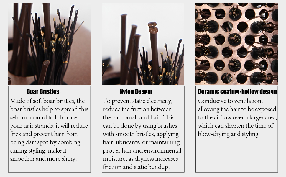 round hair brush