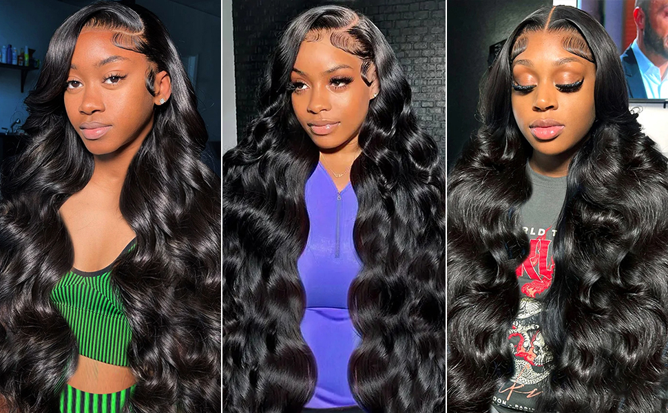 body wave lace front wigs human hair