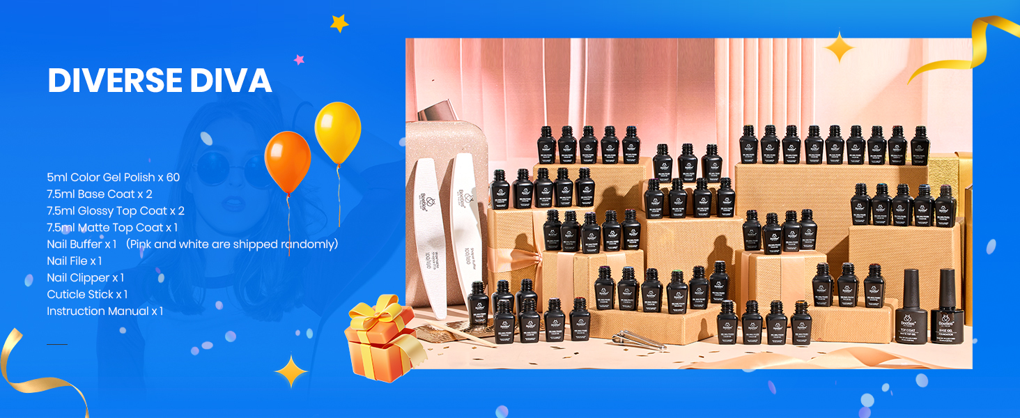 gel nail polish set