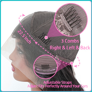 Glueless Wigs Human Hair Pre Plucked