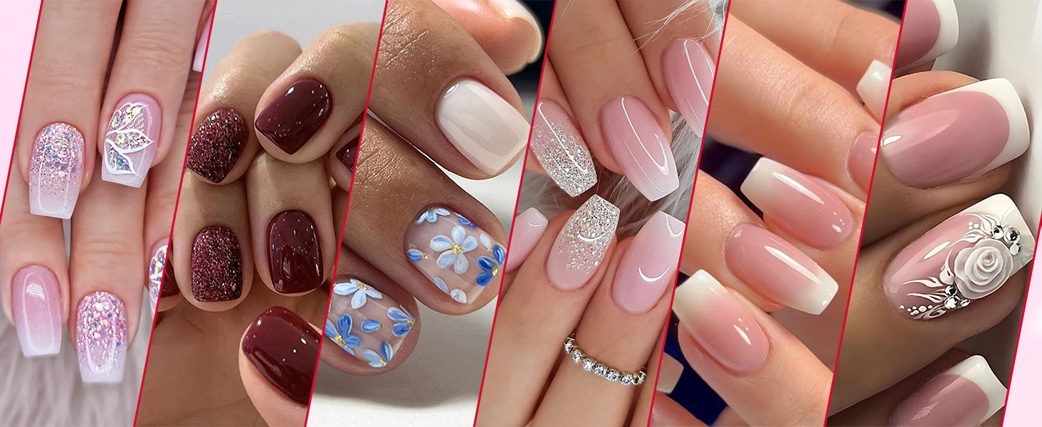 extra short press on nails short nails nail press ons press on nails medium