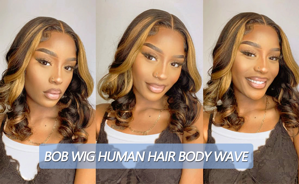 Bob wig human hair