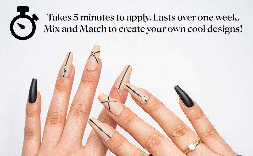 Fake Nails Application Step 3