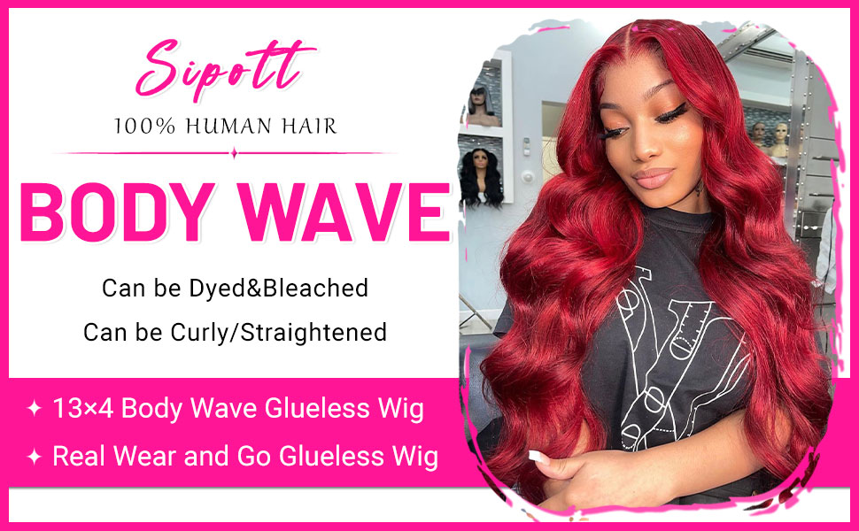 Body Wave Lace Front Wigs Human Hair