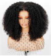 6x6 Ready to Go Glueless Wigs Human Hair 280% Density Lace Front Wigs 100% Special Curl Wave Wigs