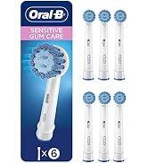 Oral-B Sensitive Gum Care Electric Toothbrush Replacement Brush Heads, 6 Count