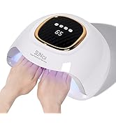 MIRAGE LAYON UV Nail Lamp - Fast Drying, Powerful & Efficient LED Nail Lamp with 4 Timing Setting...