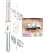 CHARMACY 2 in 1 Starlit Duochrome Liquid Eyeshadow, Glitter Sparkle Colorful Liquid Eyeliner, Qui...