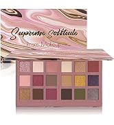 Prism Makeup Matte Eyeshadow Palette Pro 18 Colors Pigmented Shimmer Glitter Eye Shadow Palette, ...