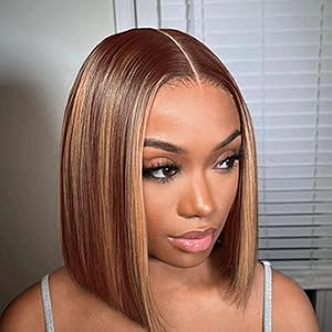 bob wigs human hair highlight lace front wigs