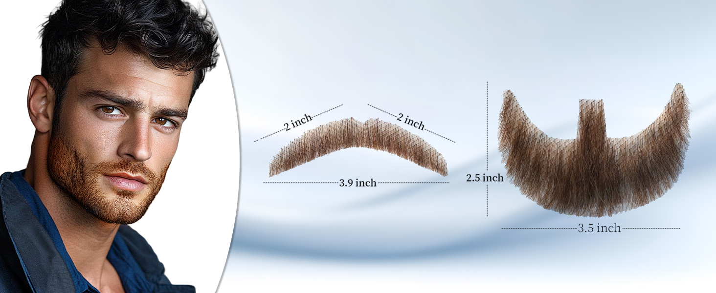 Fake Beard Fake Mustache for Men