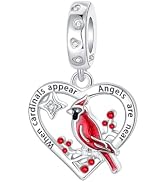 LUXILLA Love You Best Friend Grandma Wife Heart Charm 925 Sterling Silver Charms Fit for Bracelet...