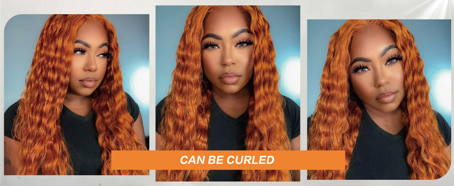 ginger wig human hair