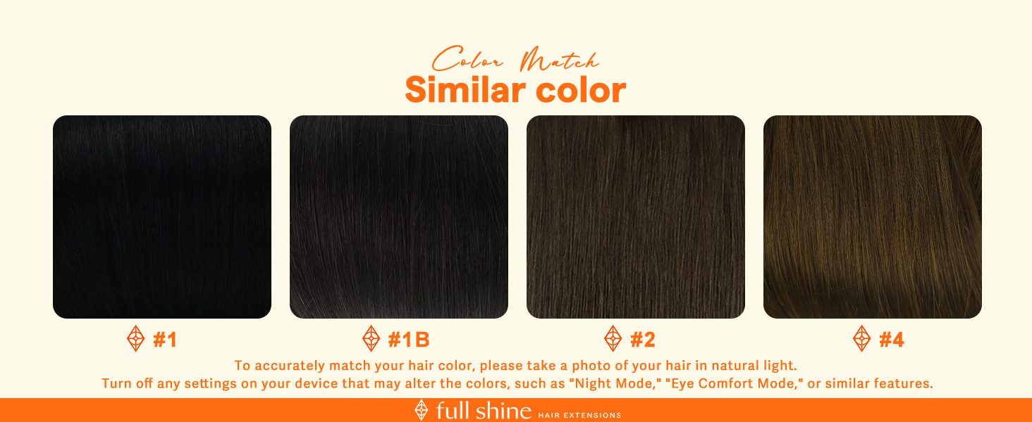 Invisible Real Hair Clip in Extensions