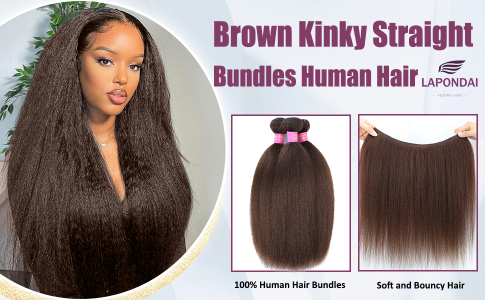 Kinky Straight Bundle Human Hair