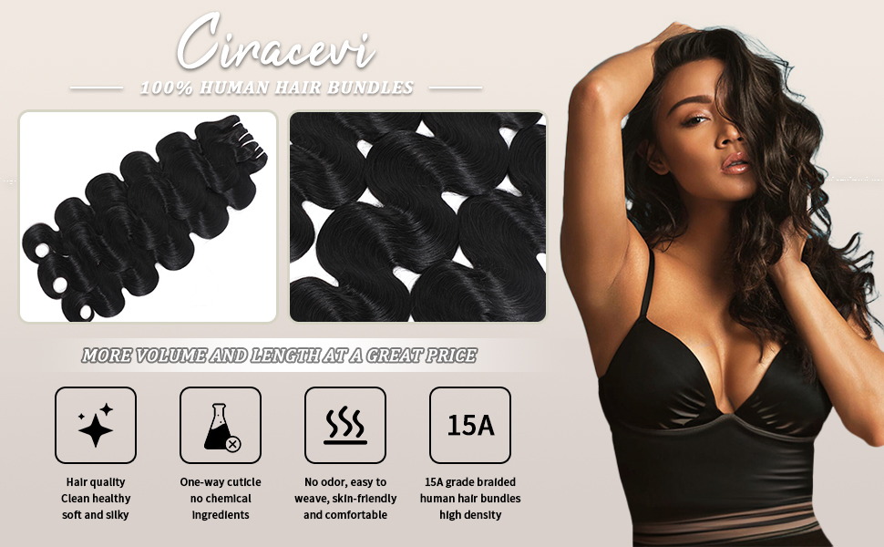 body wave bundles human hair