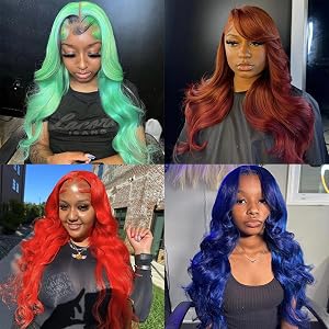 body wave lace front wig