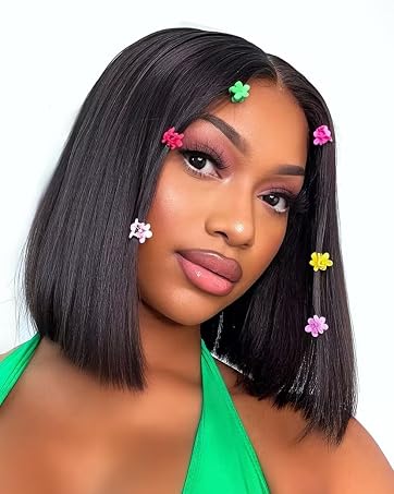 Short Bob Wigs for Black Women Human Hair