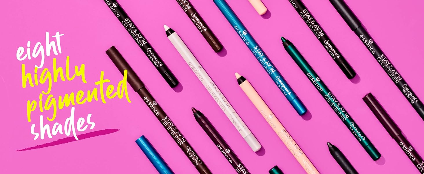 8 highly pigmented shades