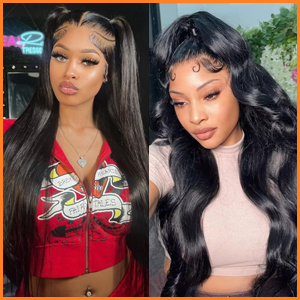 human hair lace front wigs